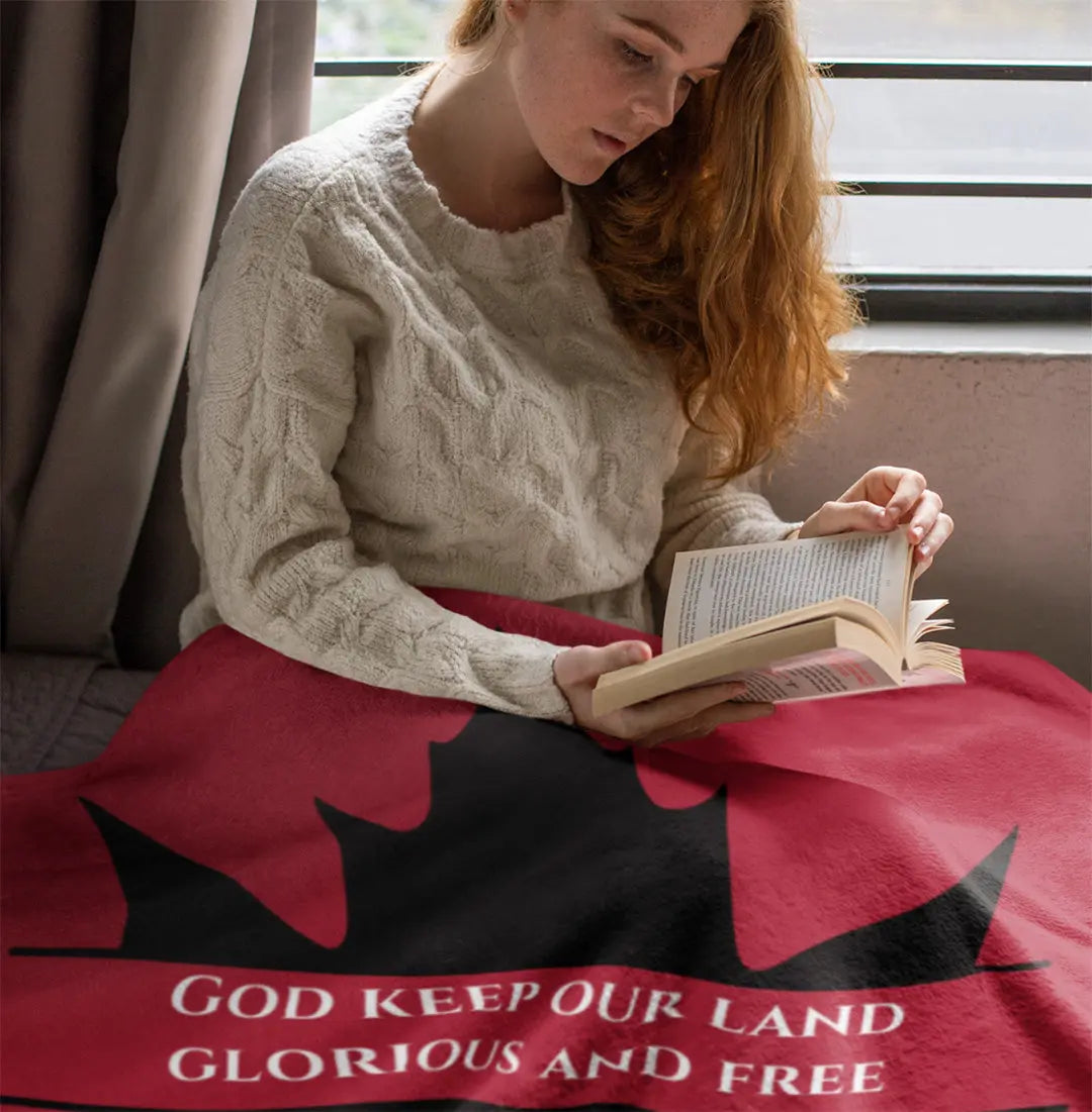 God Keep Our Land Blanket – Limited Edition Canada Day Home & Picnic Throw