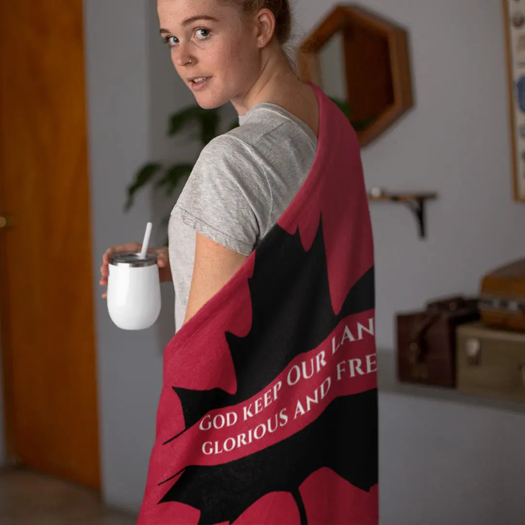 Canada Day Blanket – Celebrate in Comfort Limited Edition Throw with Patriotic Design